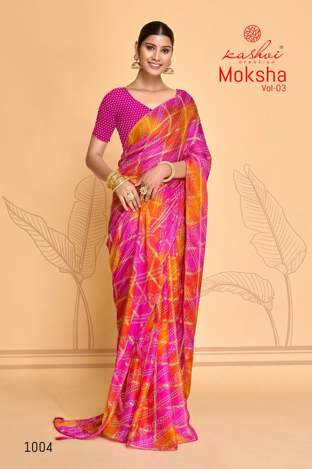 Moksha Vol 3 By Lt Kashvi Viscose Printed Sarees Wholesale Online
